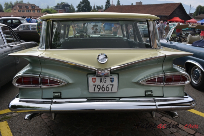 Chevrolet Parkwood 1959-1961 (1959 Station Wagon 5d), rear view