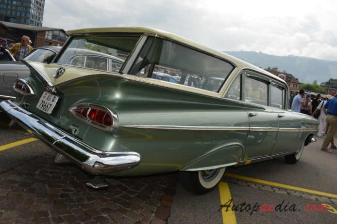 Chevrolet Parkwood 1959-1961 (1959 Station Wagon 5d), right rear view