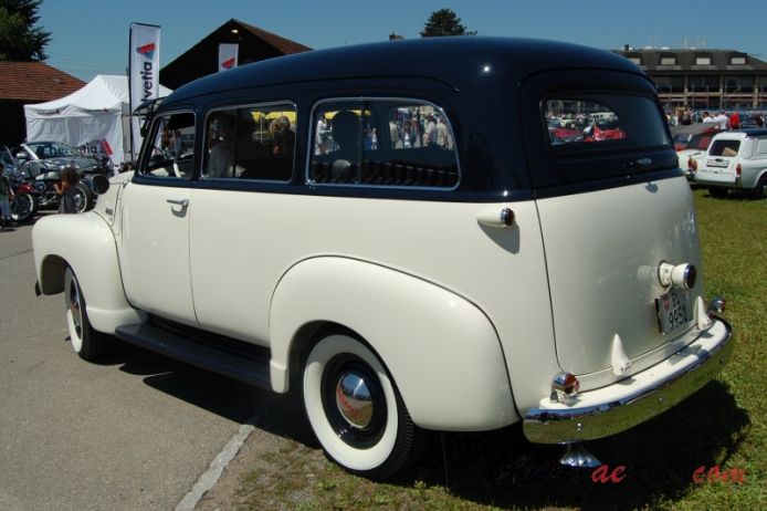Chevrolet Suburban 3. generacja (Chevrolet Advance Design) 1947-1954 (1949-1950 Chevrolet 3100 carryall 3d), lewy tył