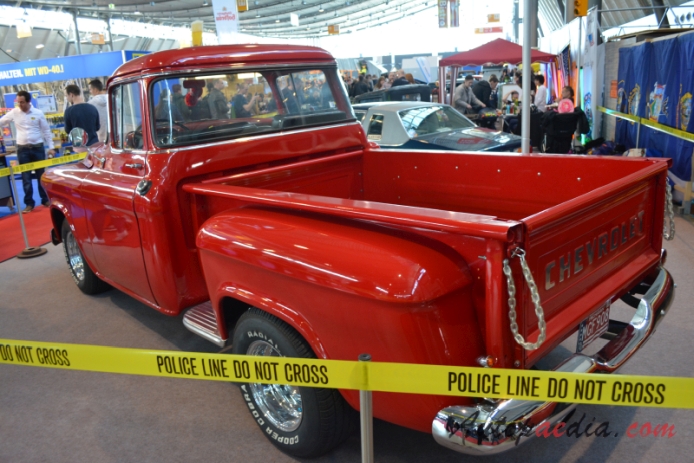 Chevrolet Task Force 1955-1959 (1955-1956 pickup 2d), lewy tył
