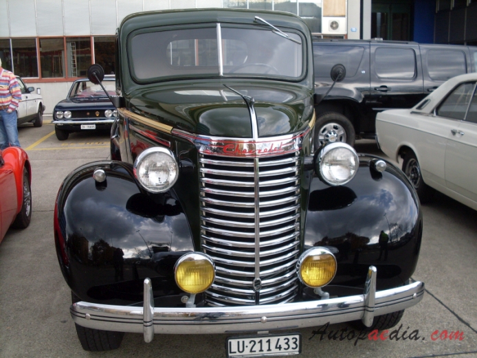 Chevrolet Master 1933-1942 (1940 Chevrolet series KA/series KB pickup 2d), przód
