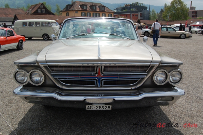 Chrysler 300 letter series 1. generacja 1955-1965 (1964 Chrysler 300K convertible 2d), przód