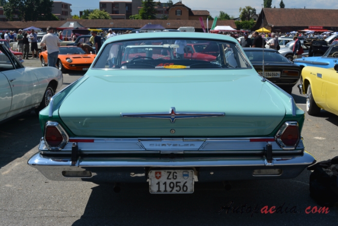 Chrysler 300 letter series 1st generation 1955-1965 (1964 Chrysler 300K hardtop 2d), rear view