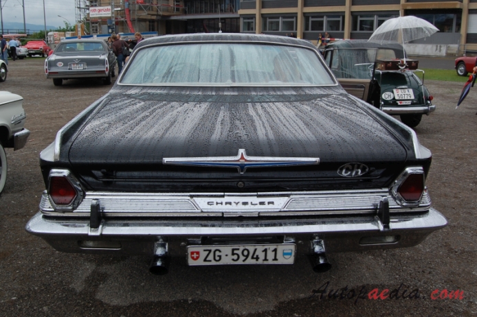 Chrysler 300 non-letter series 1st generation 1962-1964 (1964 hardtop 4d), rear view