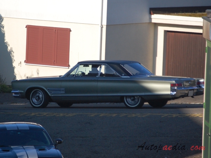 Chrysler 300 non-letter series 2nd generation 1965-1968 (1966 hardtop 2d),  left rear view