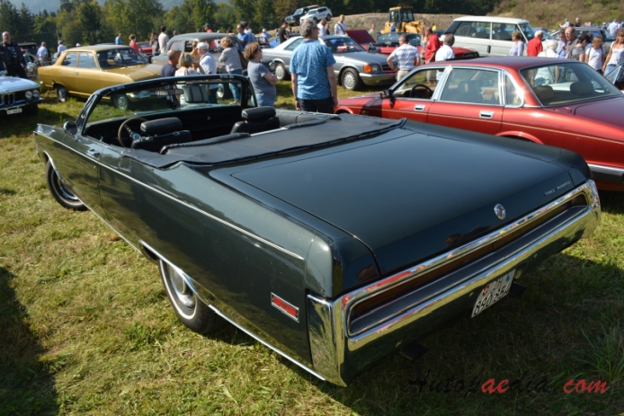 Chrysler 300 non-letter series 3rd generation 1969-1971 (1970 convertible 2d),  left rear view