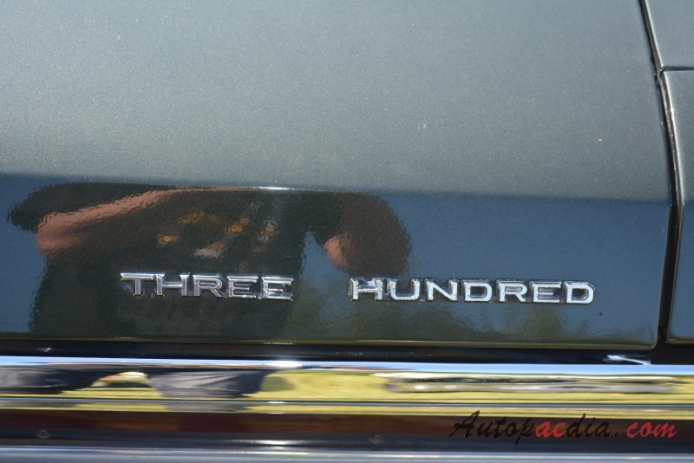 Chrysler 300 non-letter series 3rd generation 1969-1971 (1970 convertible 2d), rear emblem  