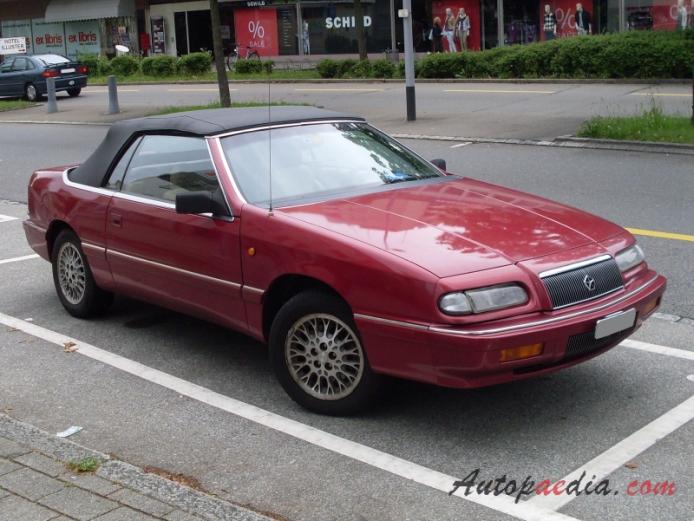 Chrysler LeBaron 3rd generation 1987-1995 (1994-1995 LX convertible), right front view