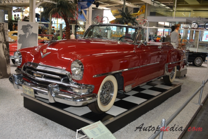 Chrysler New Yorker 3rd generation 1949-1954 (1954 convertible 2d), left front view