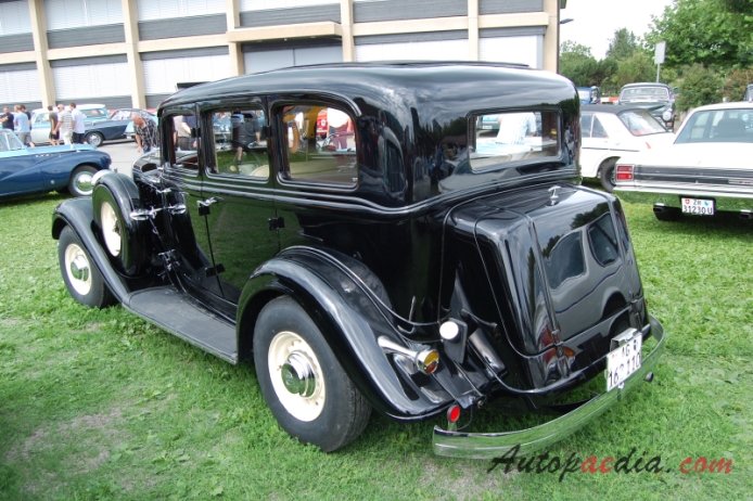 Chrysler Six 1924-1935 (1933 Chrysler Six Series CO Brougham sedan 4d), lewy tył