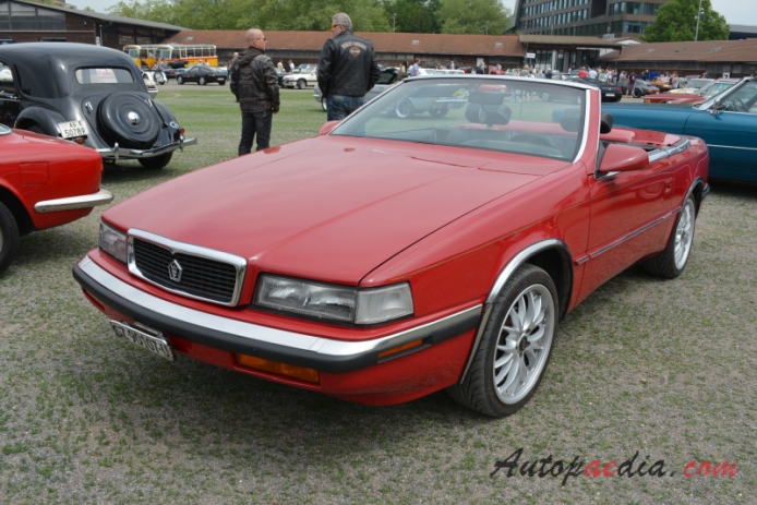 Chrysler TC by Maserati 1989-1991 (cabriolet 2d), left front view