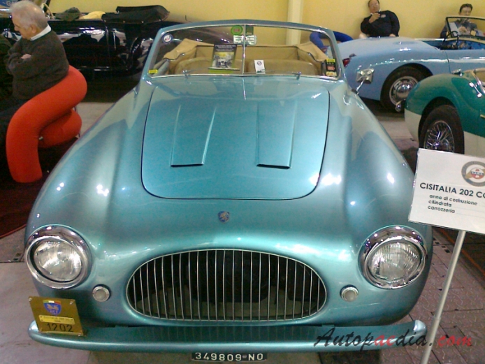 Cisitalia 202 1947-1952 (1948 1090ccm Pininfarina convertible 2d), przód