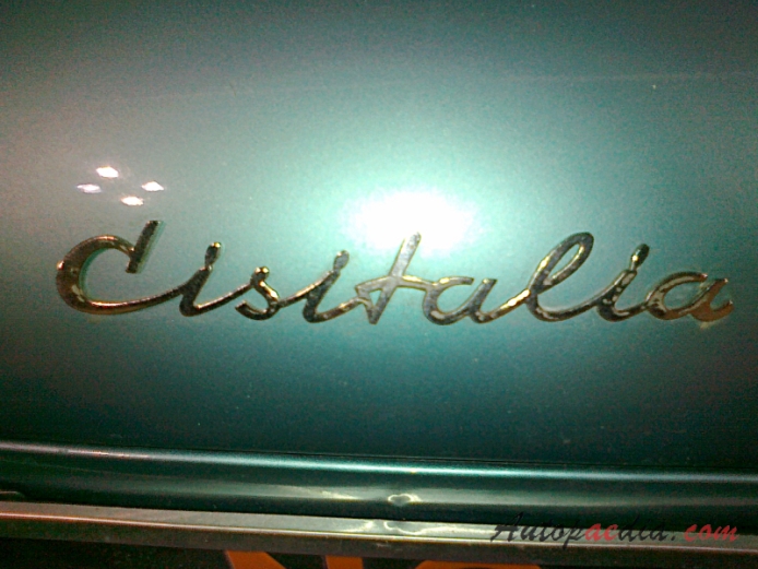 Cisitalia 202 1947-1952 (1948 1090ccm Pininfarina convertible 2d), emblemat tył 