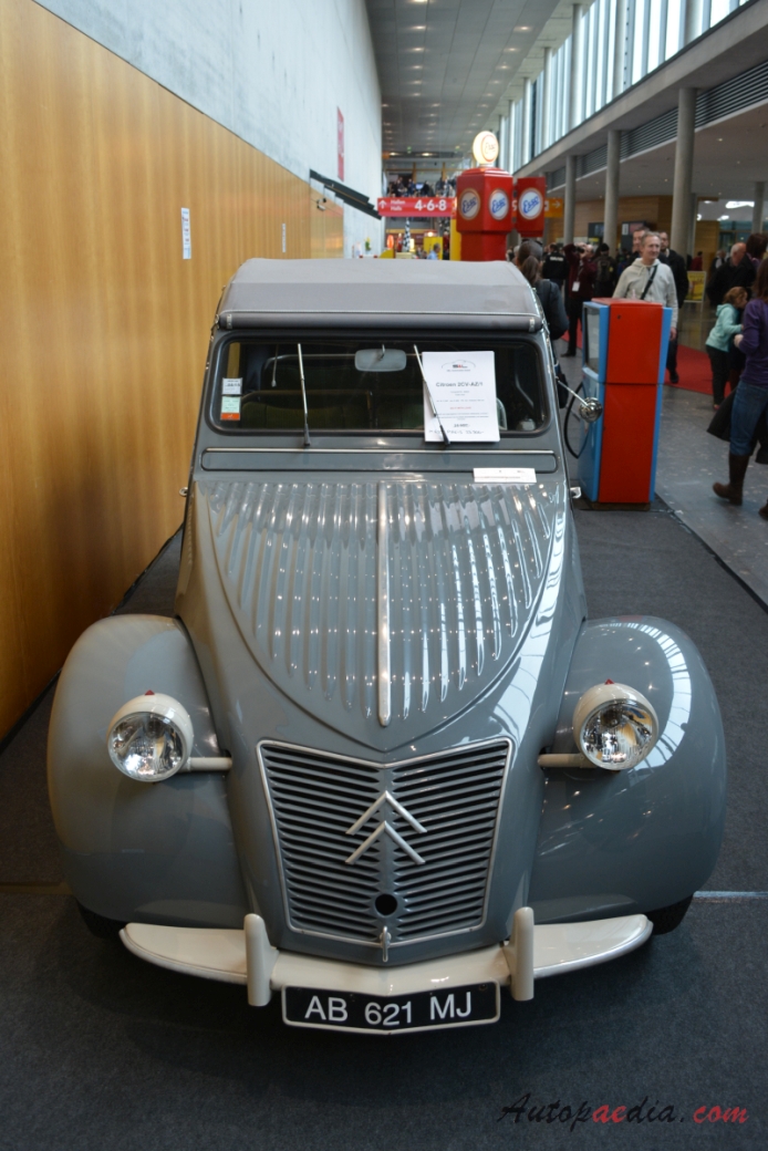 Citroën 2CV 1948-1990 (1957 AZ/1 425ccm saloon 4d), przód
