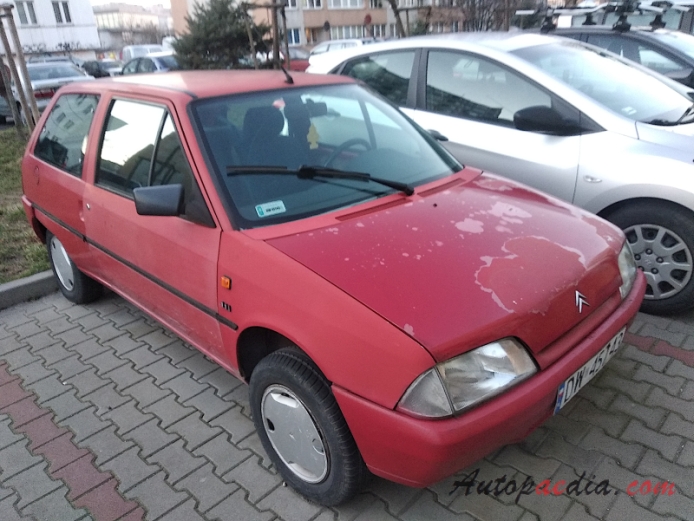 Citroën AX 1986-1998 (1991-1998 hatchback 3d), prawy przód