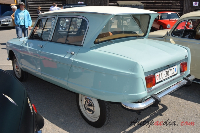Citroën Ami 6 1961-1969 (sedan 4d),  left rear view