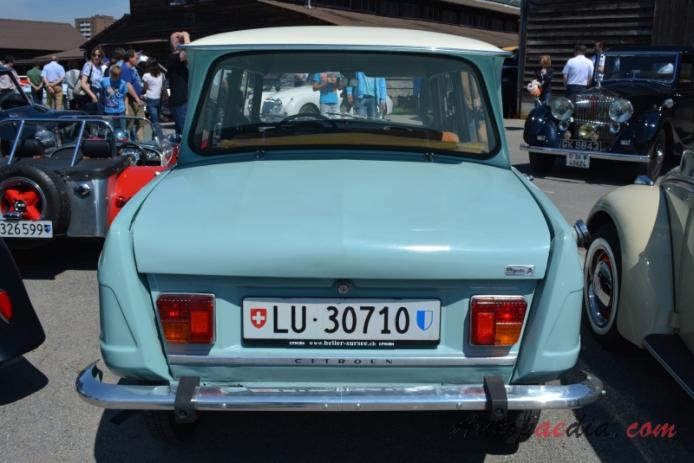 Citroën Ami 6 1961-1969 (sedan 4d), tył