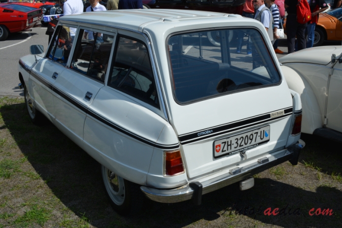 Citroën Ami 8 1969-1978 (1973-1976 Ami Super Break 5d),  left rear view