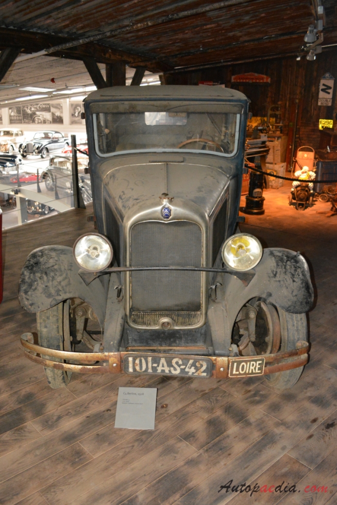 Citroën C4 1928-1932 (1928 AC4 Berlina 4d), przód