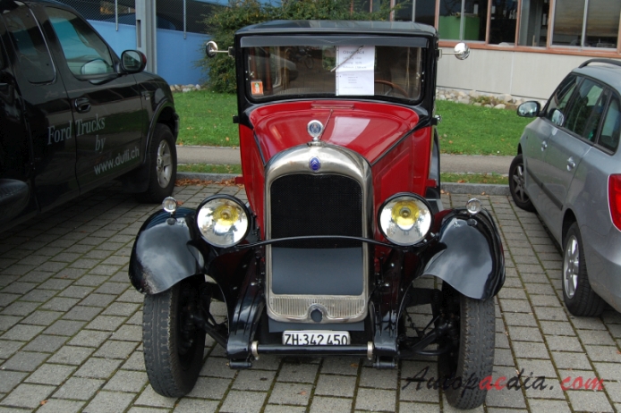 Citroën C4 1928-1932 (1930 1.7L saloon 4d), front view