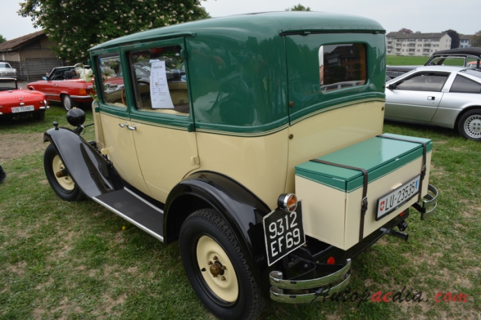Citroën C4 1928-1932 (1932 1.6L IX saloon 4d),  left rear view