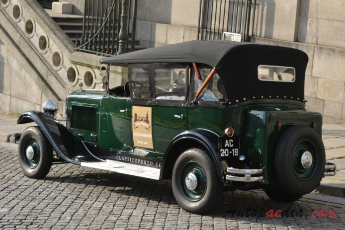 Citroën C6 1928-1932 (1928 torpedo 4d), lewy tył
