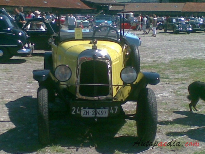 Citroën typ C 1922-1926 (1923 torpedo 1d), przód