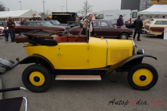 Citroën type C 1922-1926 (1924 5hp cabriolet), right side view