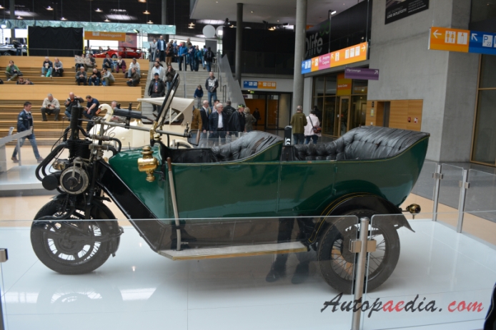 Cyklon Cyklonette 1902-1922 (1912 6HP three-wheeler), left side view