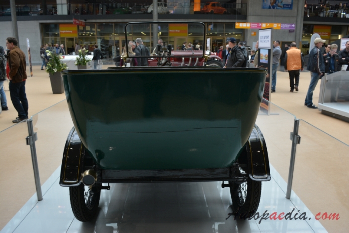 Cyklon Cyklonette 1902-1922 (1912 6HP three-wheeler), rear view
