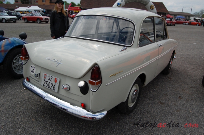 DAF Daffodil 1961-1967 (1961-1963 DAF 30 sedan 2d), right rear view