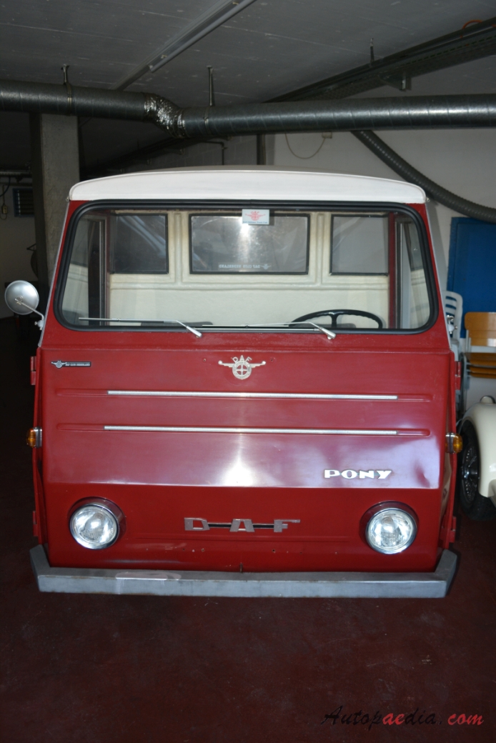 DAF Pony 1968-1969 (pickup 2d), front view
