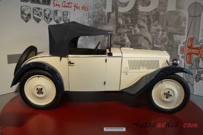DKW F1 1931-1932 (1931 roadster 2d), right side view