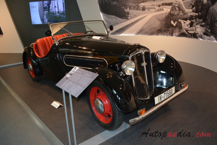DKW F5 1935-1937 (1936 roadster 2d), prawy przód