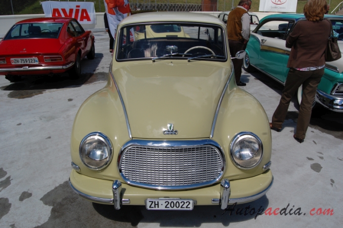 DKW F93 1955-1959 (1958 3=6 Sonderklasse Coupé 2d), przód