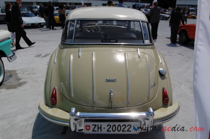 DKW F93 1955-1959 (1958 3=6 Sonderklasse Coupé 2d), tył