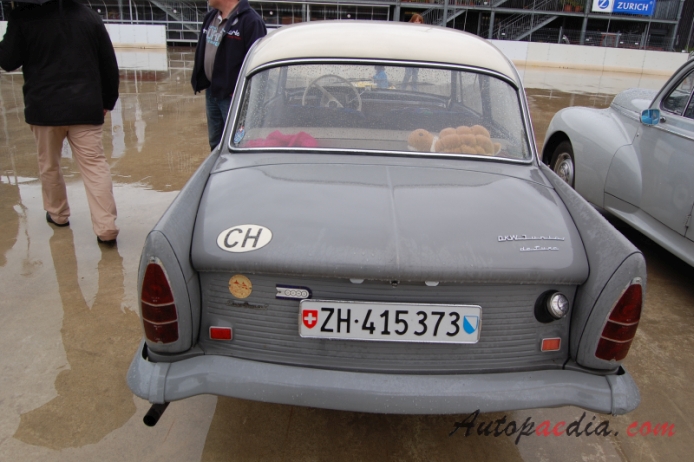 DKW F11 Junior 1959-1963 (1963 Junior de luxe sedan 2d), tył