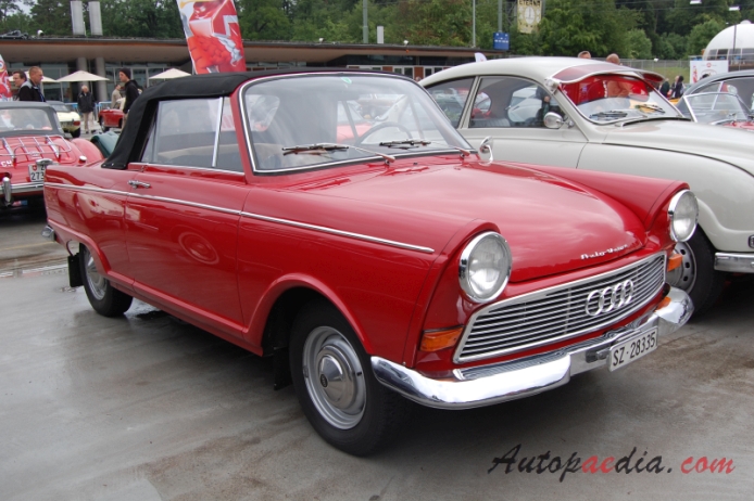 DKW F12 1963-1965 (1964 cabriolet 2d), right front view