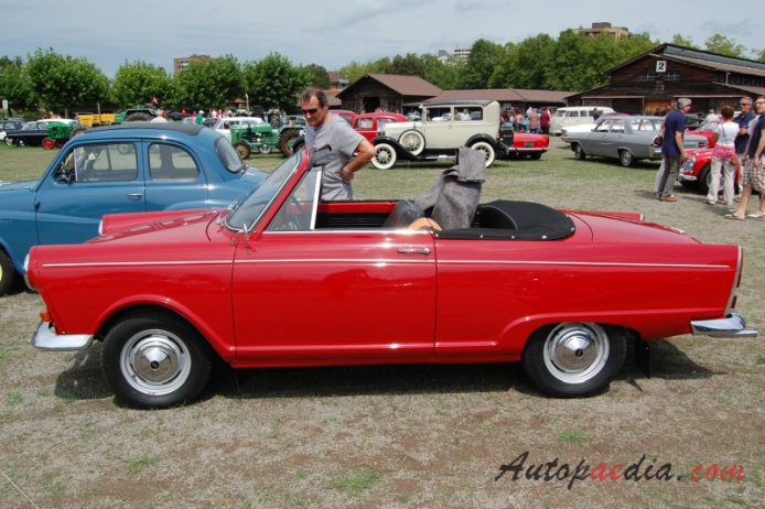 DKW F12 1963-1965 (1964 cabriolet 2d), left side view
