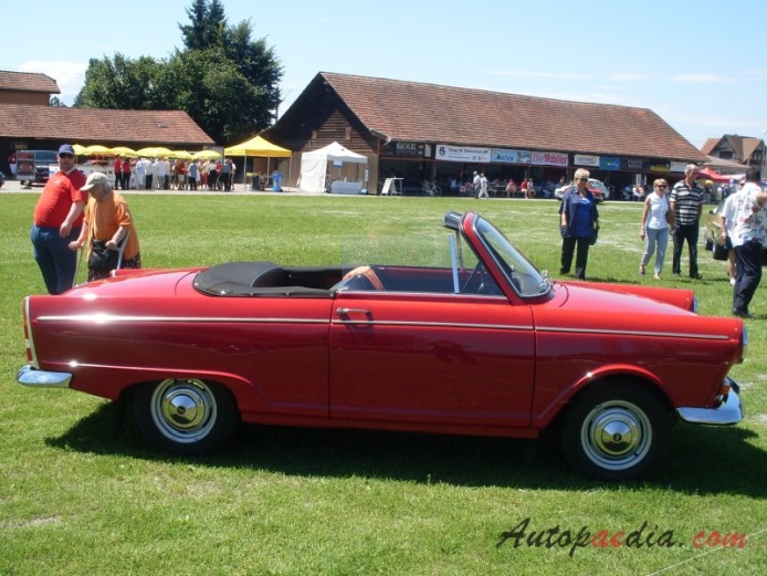 DKW F12 1963-1965 (1964 cabriolet 2d), right side view