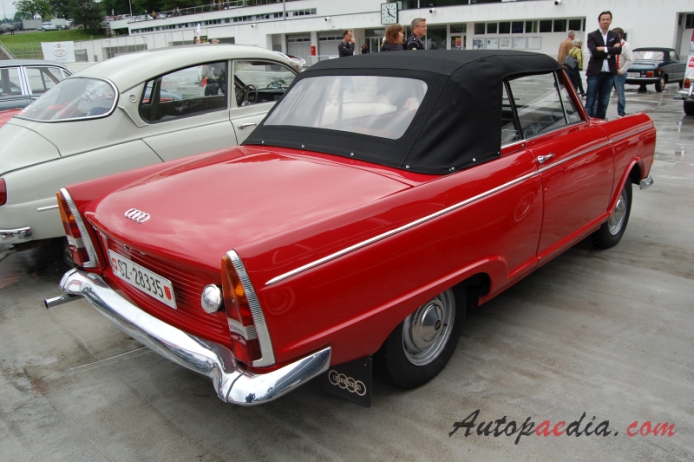 DKW F12 1963-1965 (1964 cabriolet 2d), right rear view