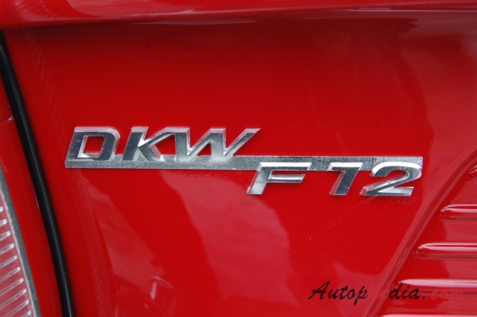 DKW F12 1963-1965 (1964 cabriolet 2d), rear emblem  