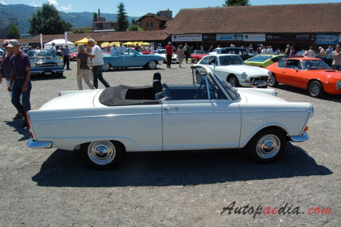 DKW F12 1963-1965 (1964 cabriolet 2d), right side view