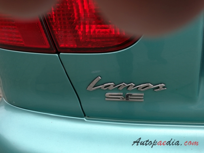 Daewoo Lanos 1997-2017 (1997-2008 FSO SE sedan 4d), rear emblem  