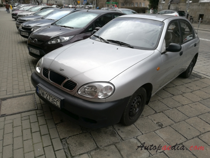 Daewoo Lanos 1997-2017 (1997-2008 FSO hatchback 5d), lewy przód