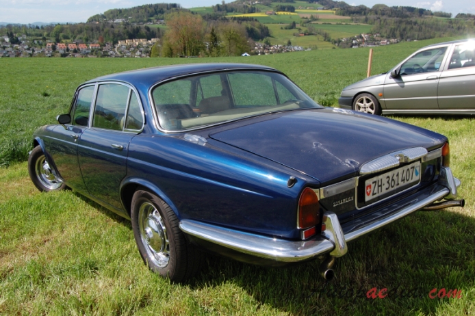 Daimler Sovereign XJ Mark 1 1969-1992 (1973-1979 Series II sedan 4d),  left rear view