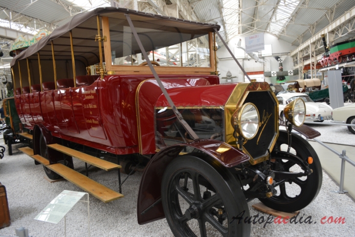 Daimler Omnibus 1914, prawy przód
