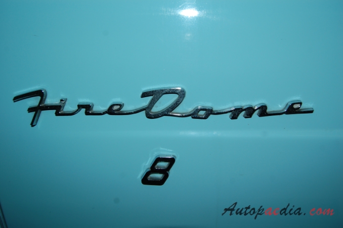 DeSoto Firedome 1. generacja 1952-1954 (1952 sedan 4d), emblemat bok 