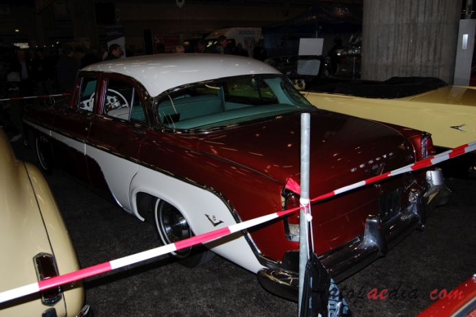 DeSoto Firedome 2nd generation 1955-1956 (1955 limousine 4d),  left rear view