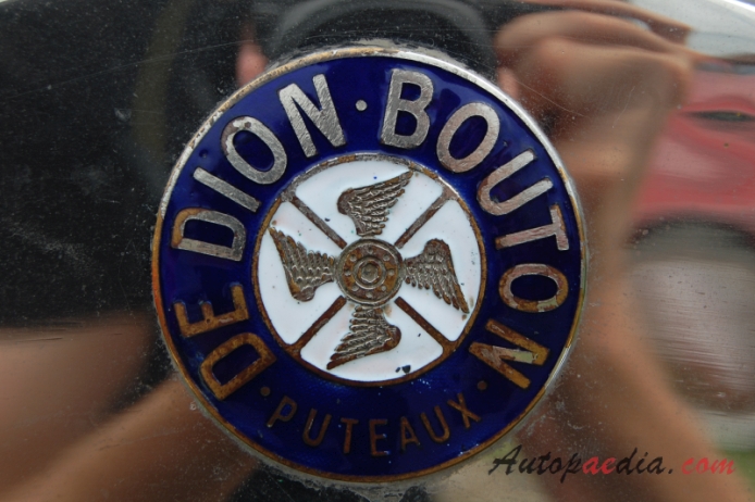 De Dion-Bouton 1921 (IT saloon 4d), emblemat przód 